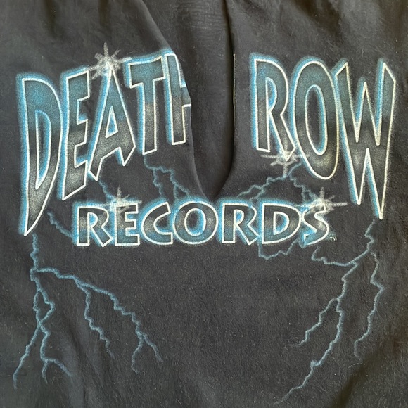 Death row records Small v-cut tshirt - Picture 6 of 7
